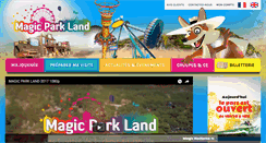 Desktop Screenshot of magic-park-land.com